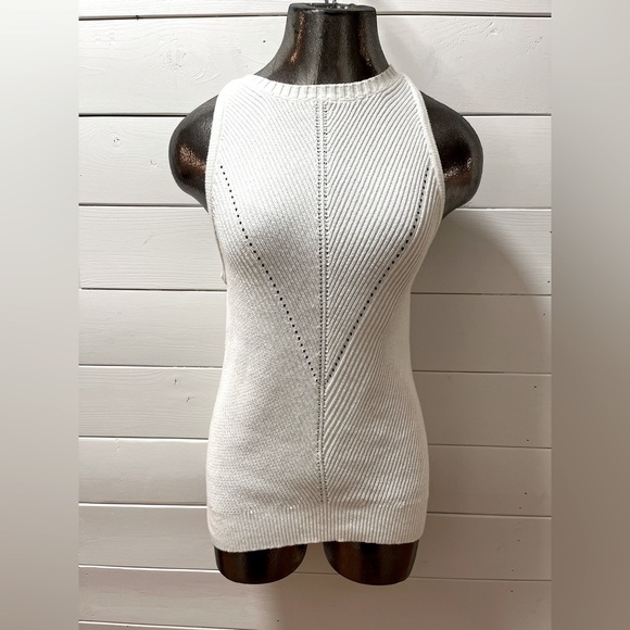 GAP - Off White Knit Sleeveless Top (S) - Picture 1 of 9